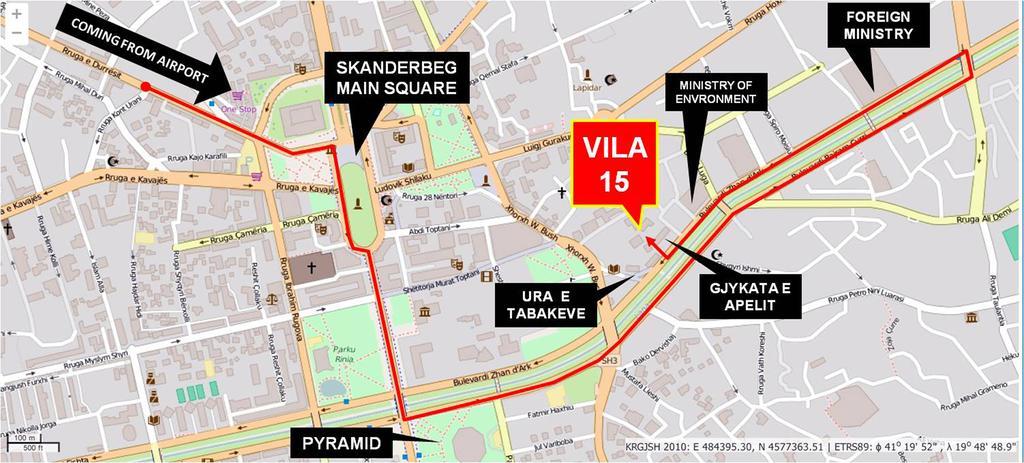 Hotel Vila 15 - Center تيرانا المظهر الخارجي الصورة